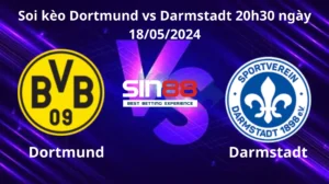 Nhận định, soi kèo Dortmund vs Darmstadt